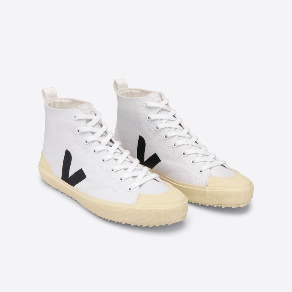 Men’s Veja NOVA HT CANVAS WHITE BLACK BUTTER SOLE